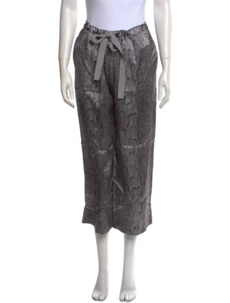 Nina Ricci Silk Wide Leg Pants