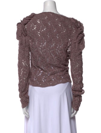 Nina Ricci Silk Scoop Neck Sweater