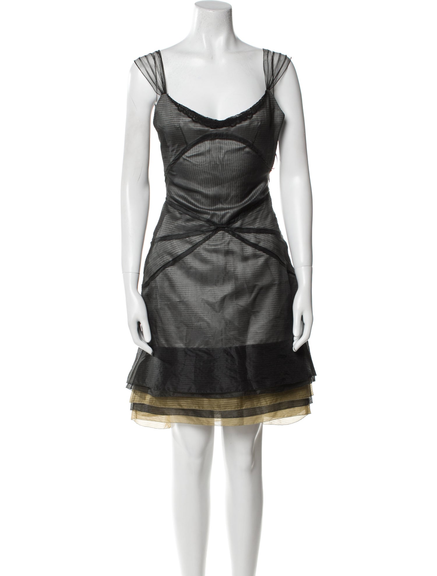 Nina Ricci Silk Knee-Length Dress