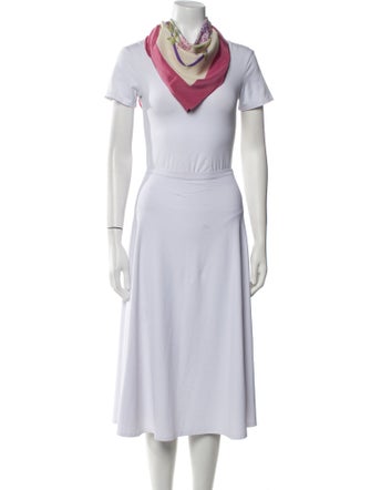 Nina Ricci Silk Floral Print Scarf