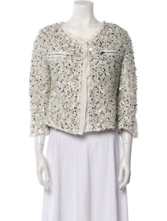 Nina Ricci Tweed Pattern Evening Jacket