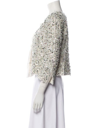 Nina Ricci Tweed Pattern Evening Jacket