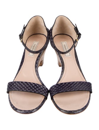 Nina Ricci Suede Sandals