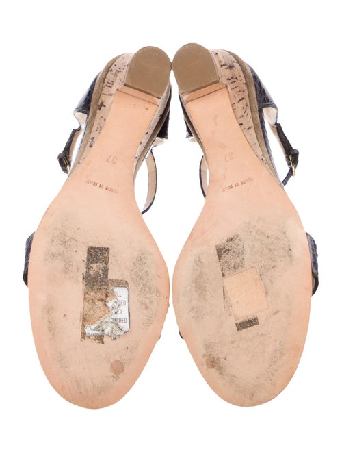 Nina Ricci Suede Sandals