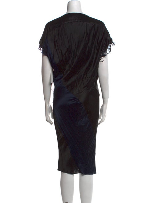 Nina Ricci V-Neck Midi Length Dress