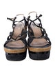 Nina Ricci Denim Braided Accents Espadrilles