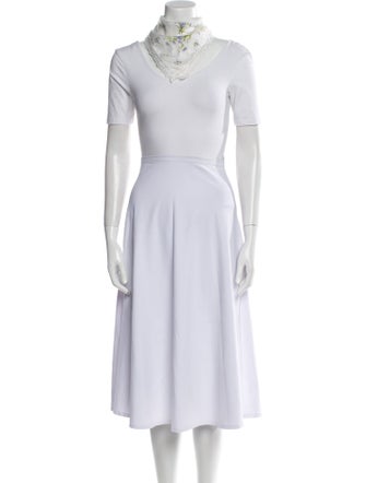 Nina Ricci Floral Print Scarf