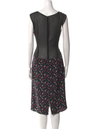 Nina Ricci Silk Knee-Length Dress