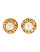 Nina Ricci Faux Pearl Clip-On Earrings