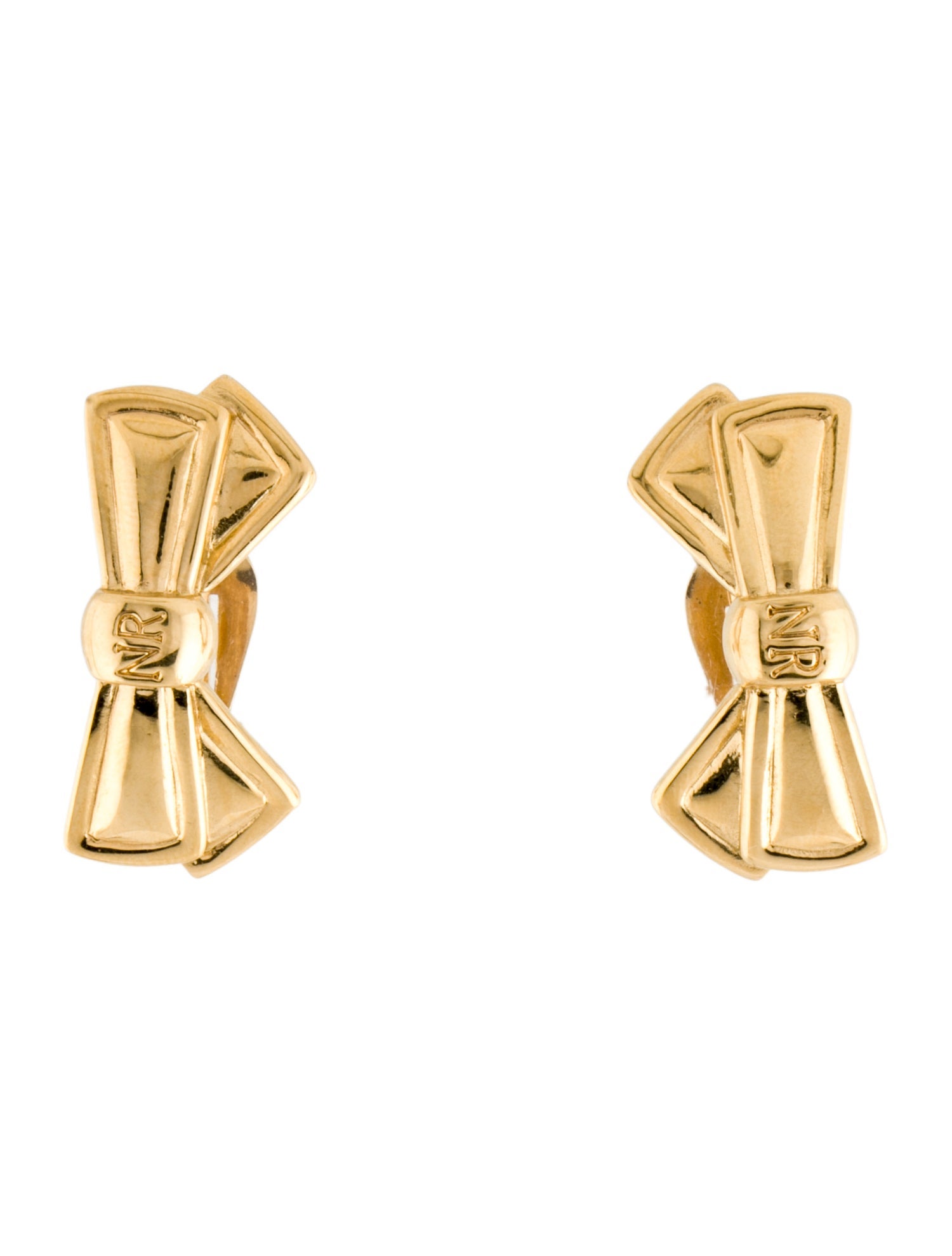 Nina Ricci Bow Clip-On Earrings