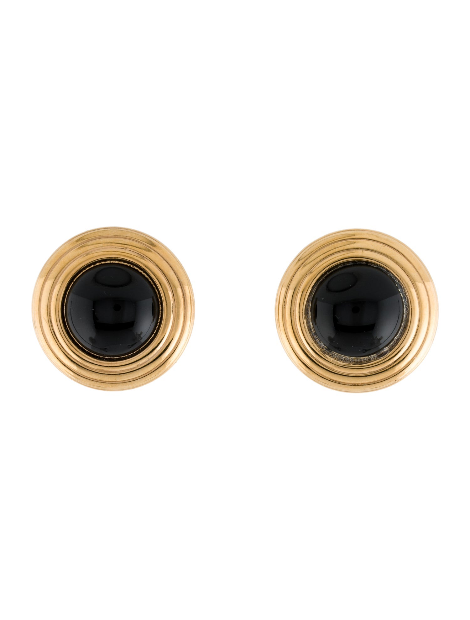 Nina Ricci Resin Clip-On Earrings
