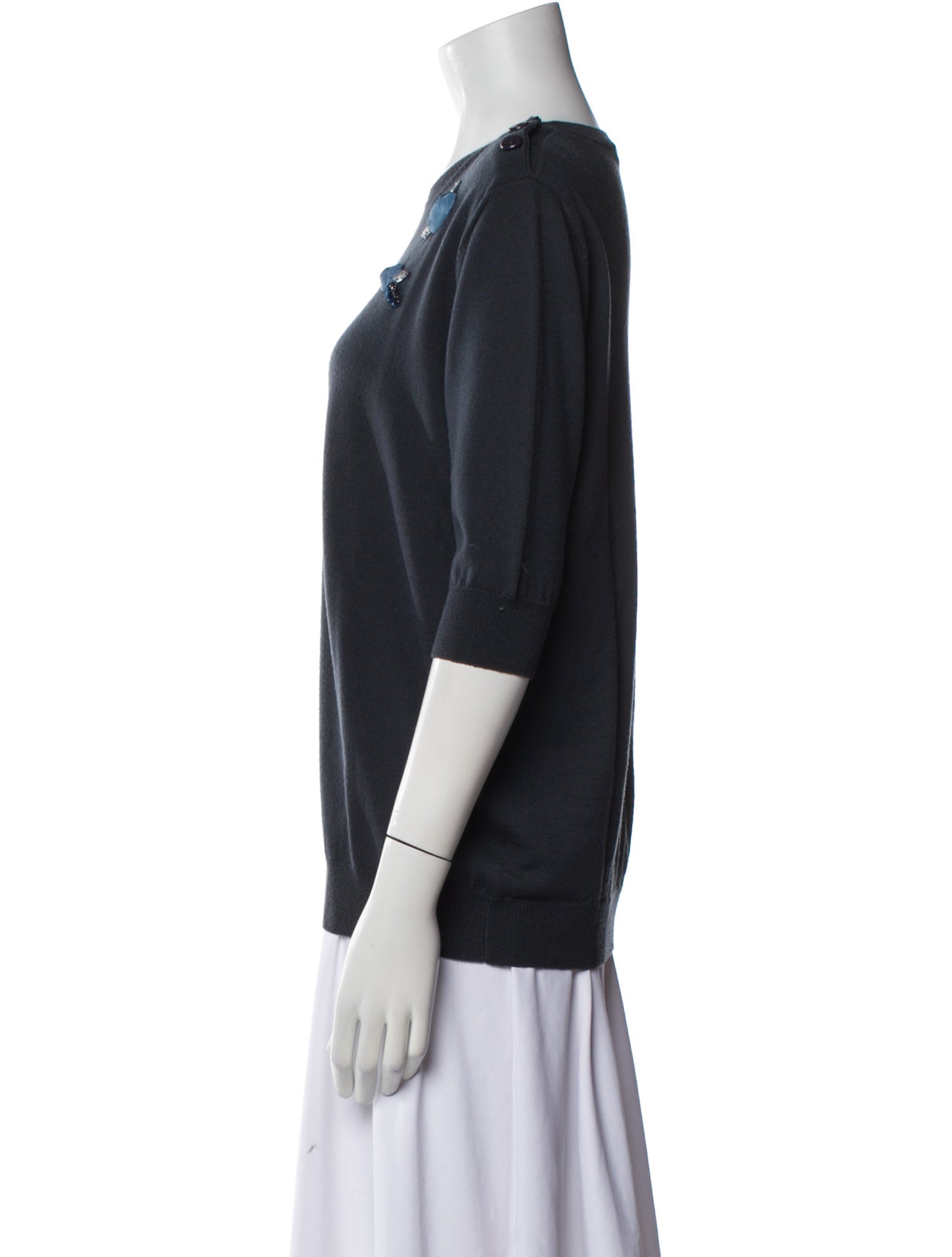 Nina Ricci Scoop Neck Sweater