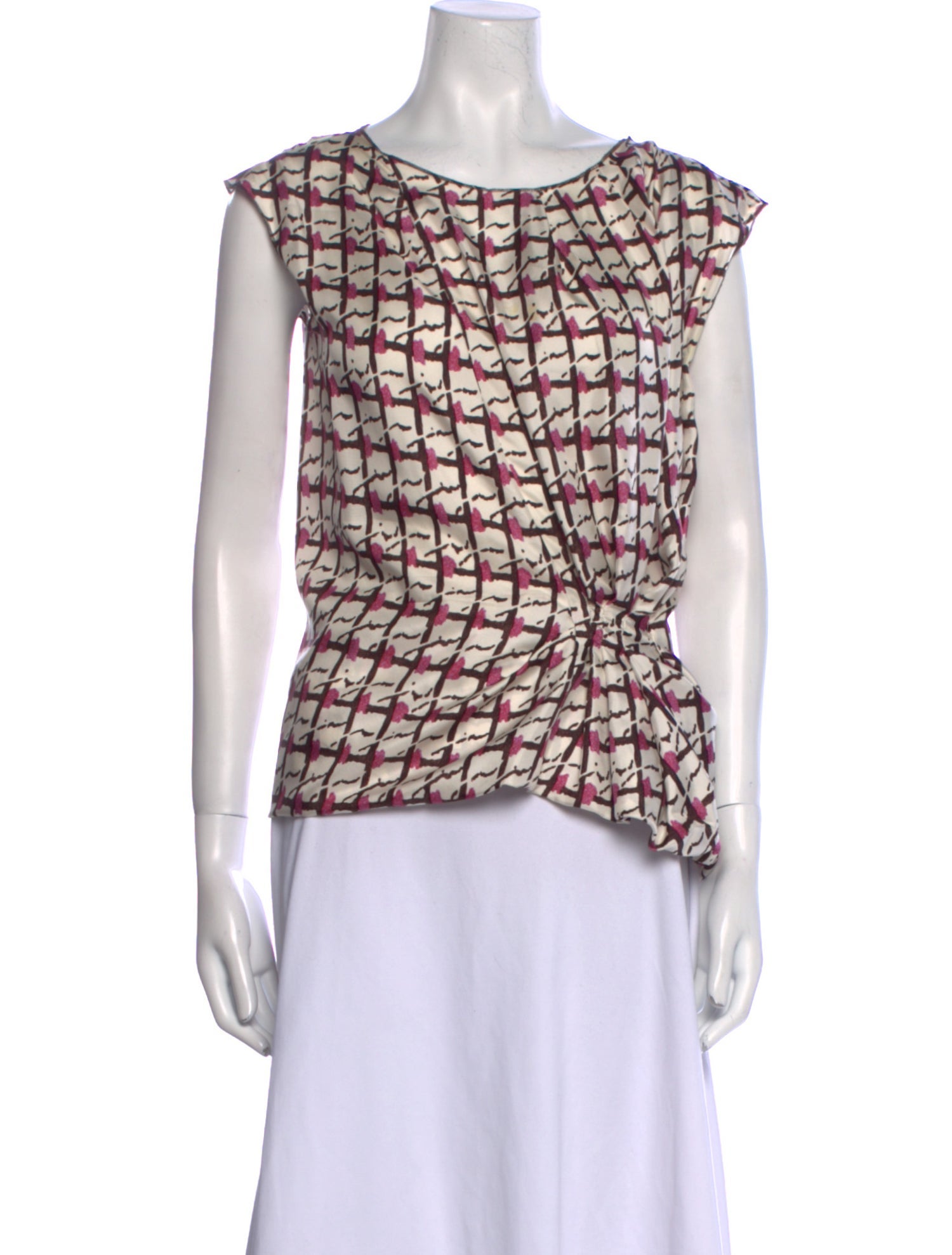 Nina Ricci Silk Printed Top