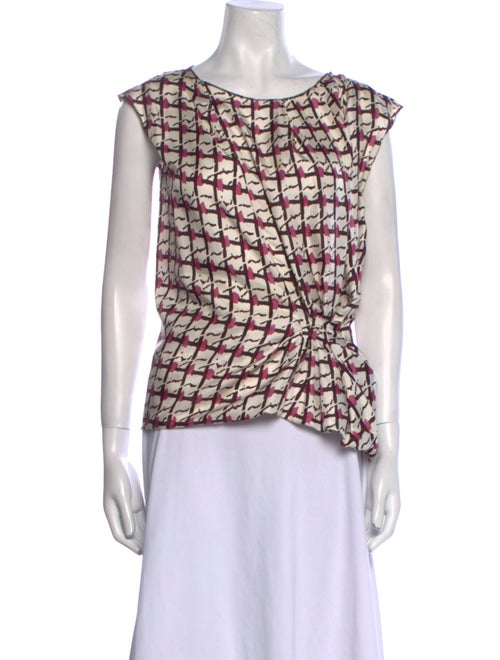 Nina Ricci Silk Printed Top