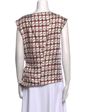 Nina Ricci Silk Printed Top