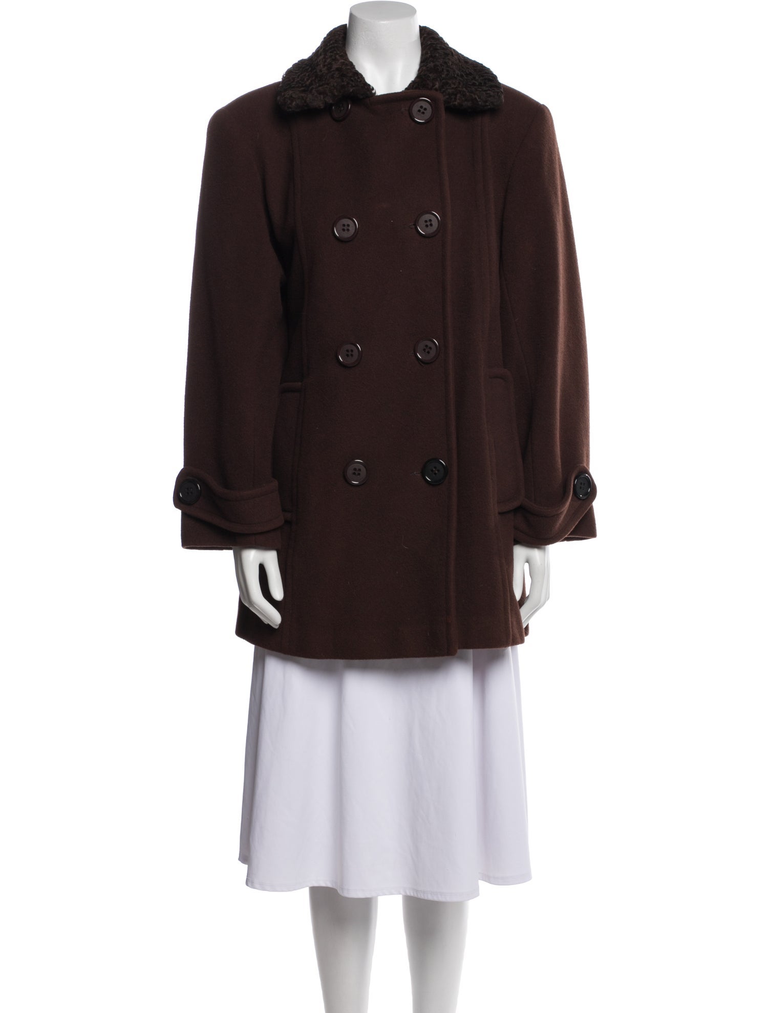Nina Ricci Wool Peacoat