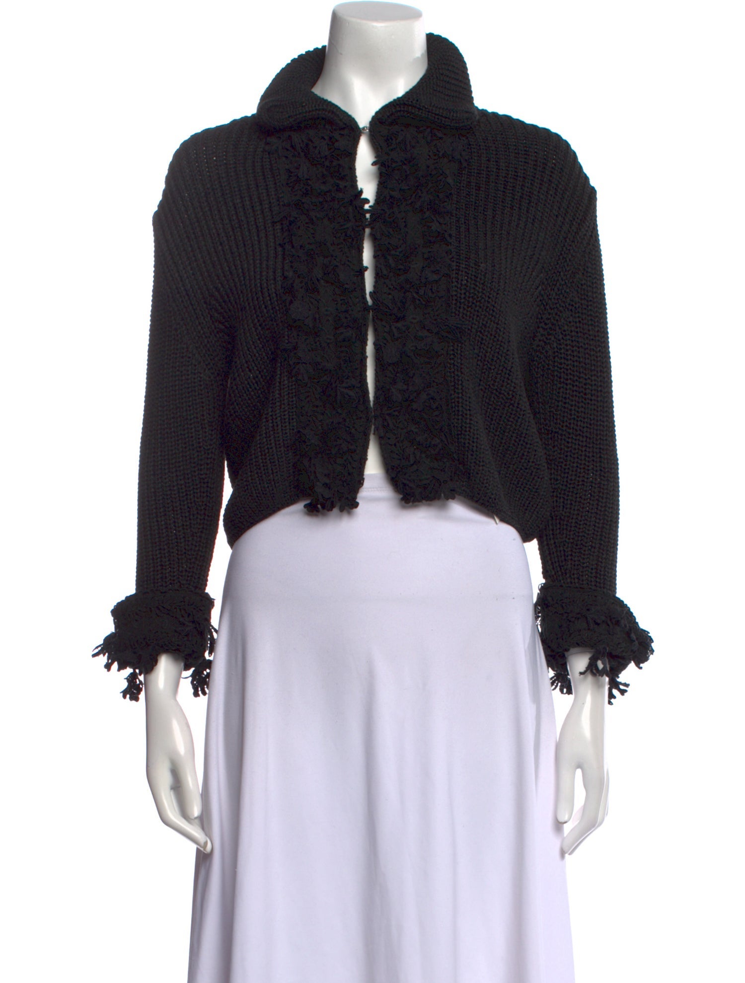 Nina Ricci Silk Mock Neck Sweater