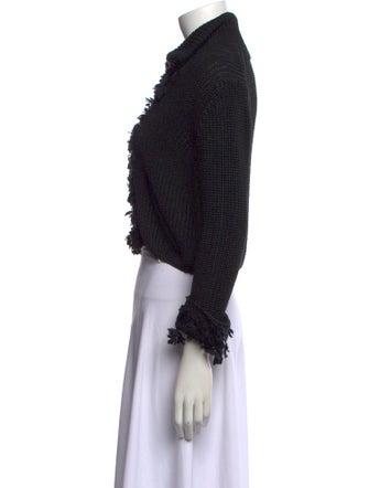 Nina Ricci Silk Mock Neck Sweater