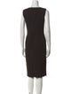 Nina Ricci Scoop Neck Knee-Length Dress