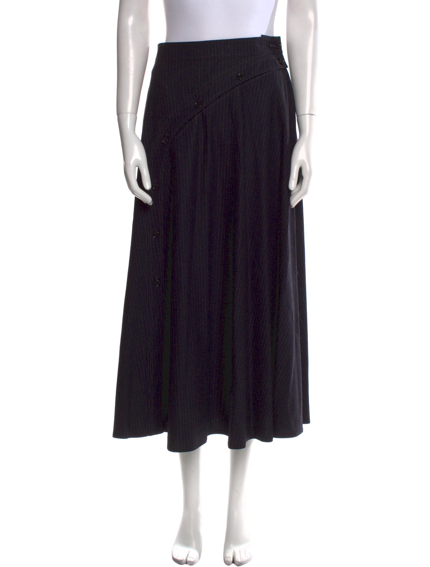 Nina Ricci Wool Midi Length Skirt