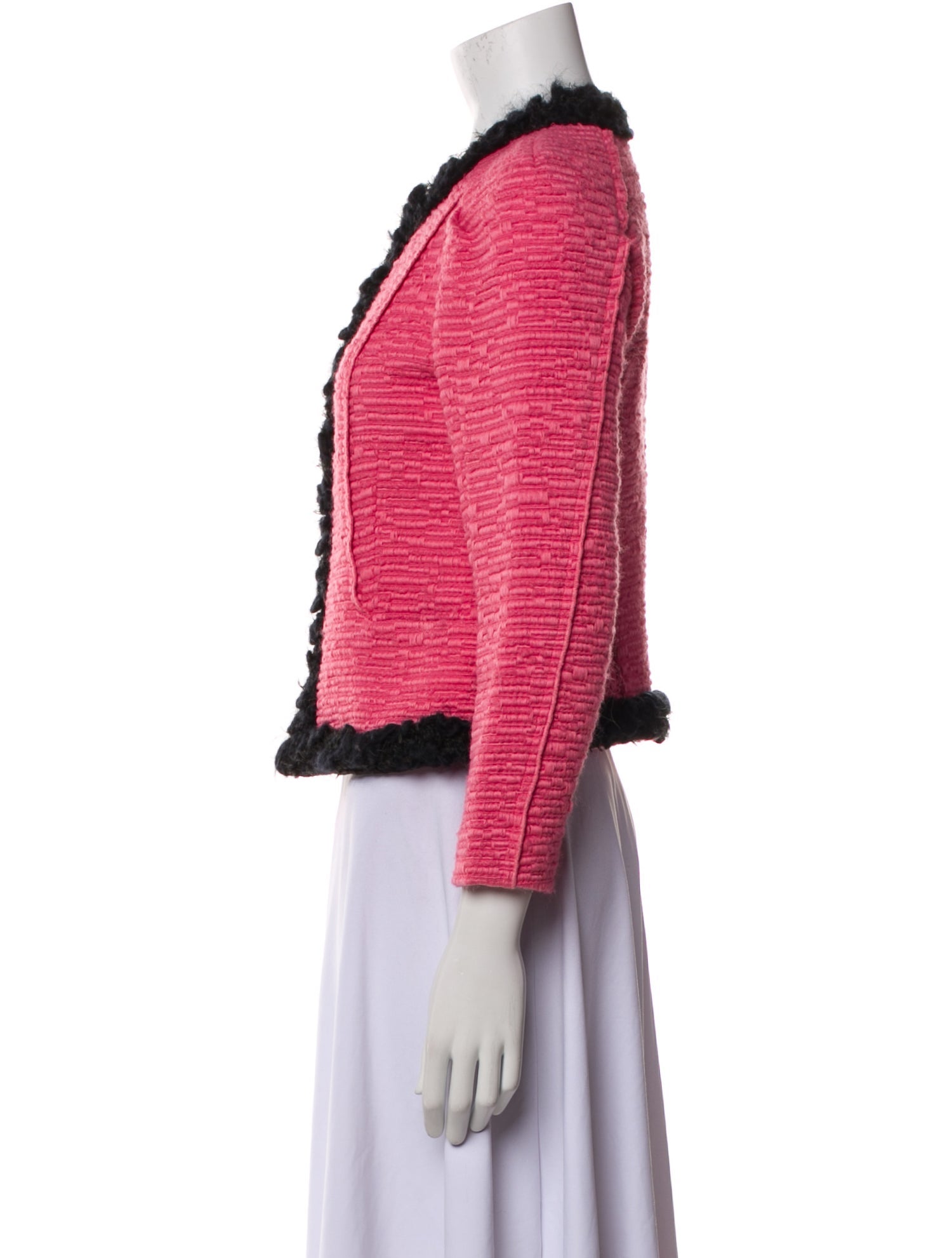 Nina Ricci Wool Tweed Pattern Evening Jacket