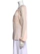 Nina Ricci Scoop Neck Long Sleeve Blouse