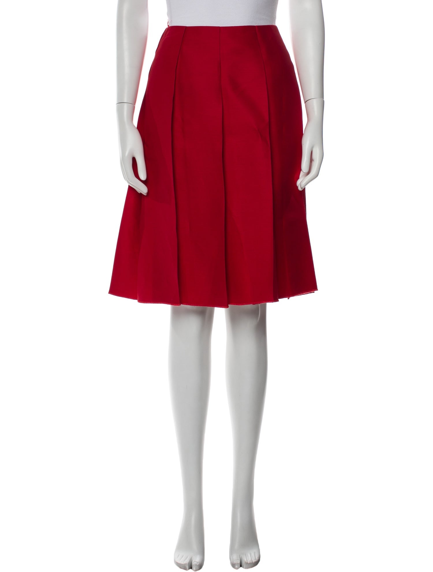 Nina Ricci Wool Knee-Length Skirt