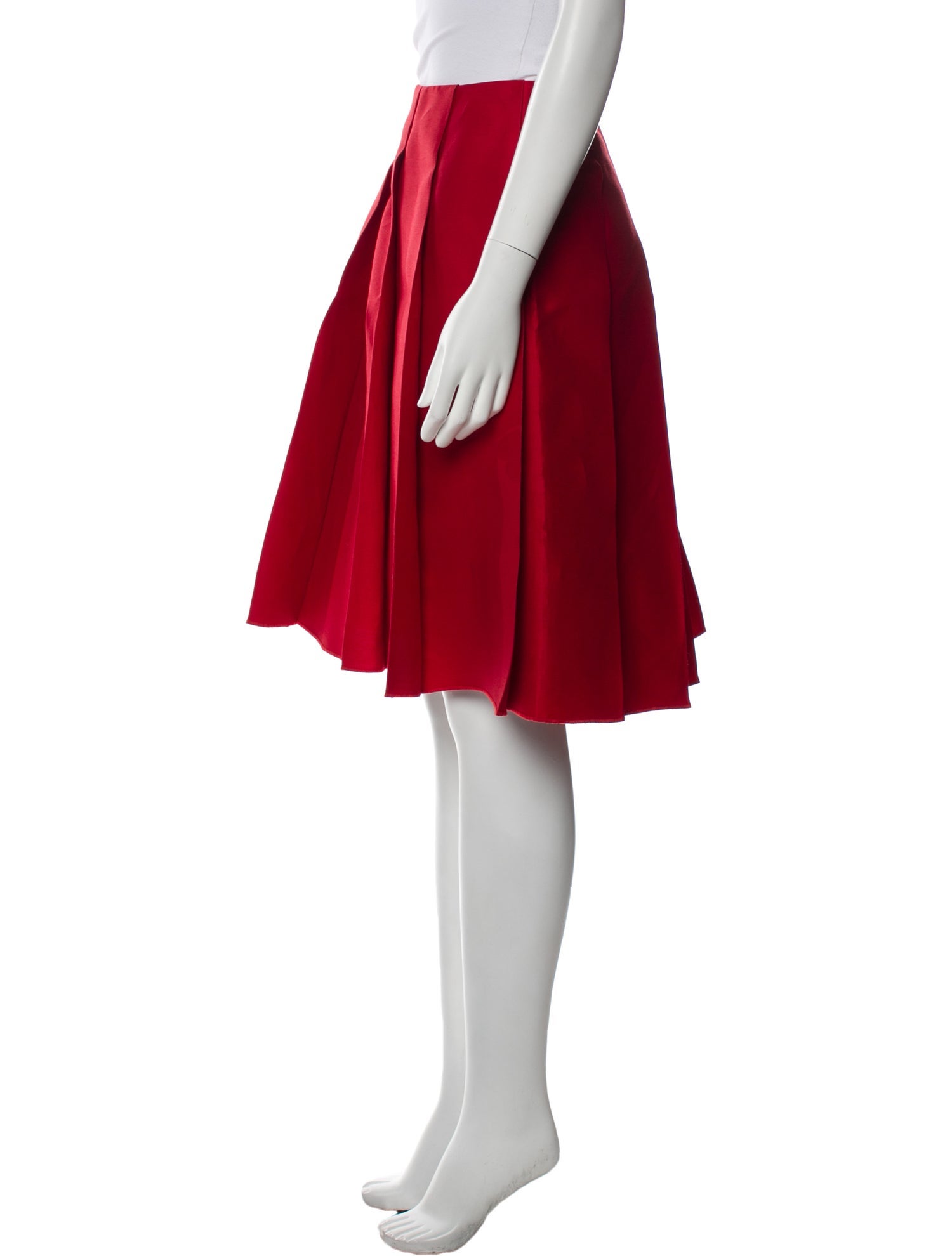 Nina Ricci Wool Knee-Length Skirt