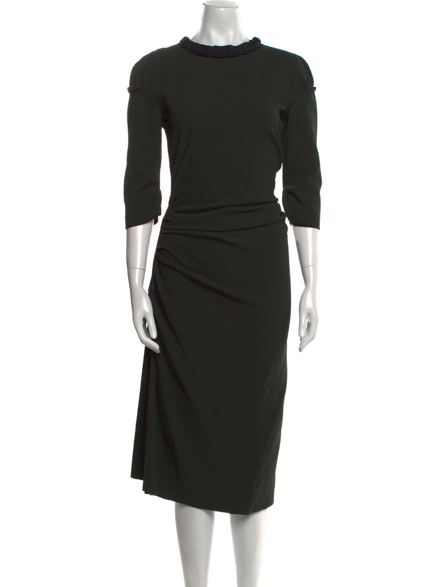 Nina Ricci Crew Neck Midi Length Dress