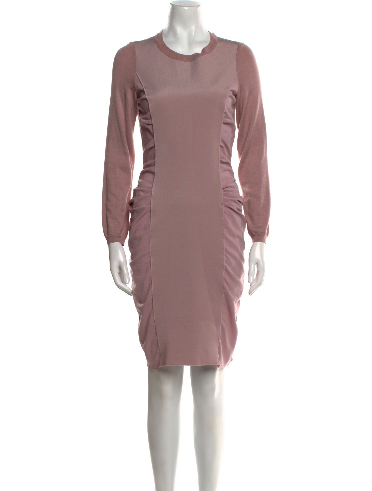 Nina Ricci Crew Neck Knee-Length Dress