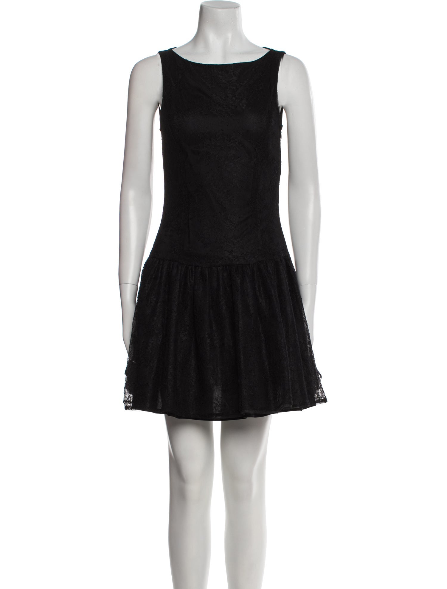 Nina Ricci Bateau Neckline Mini Dress