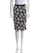Nina Ricci Floral Print Knee-Length Skirt