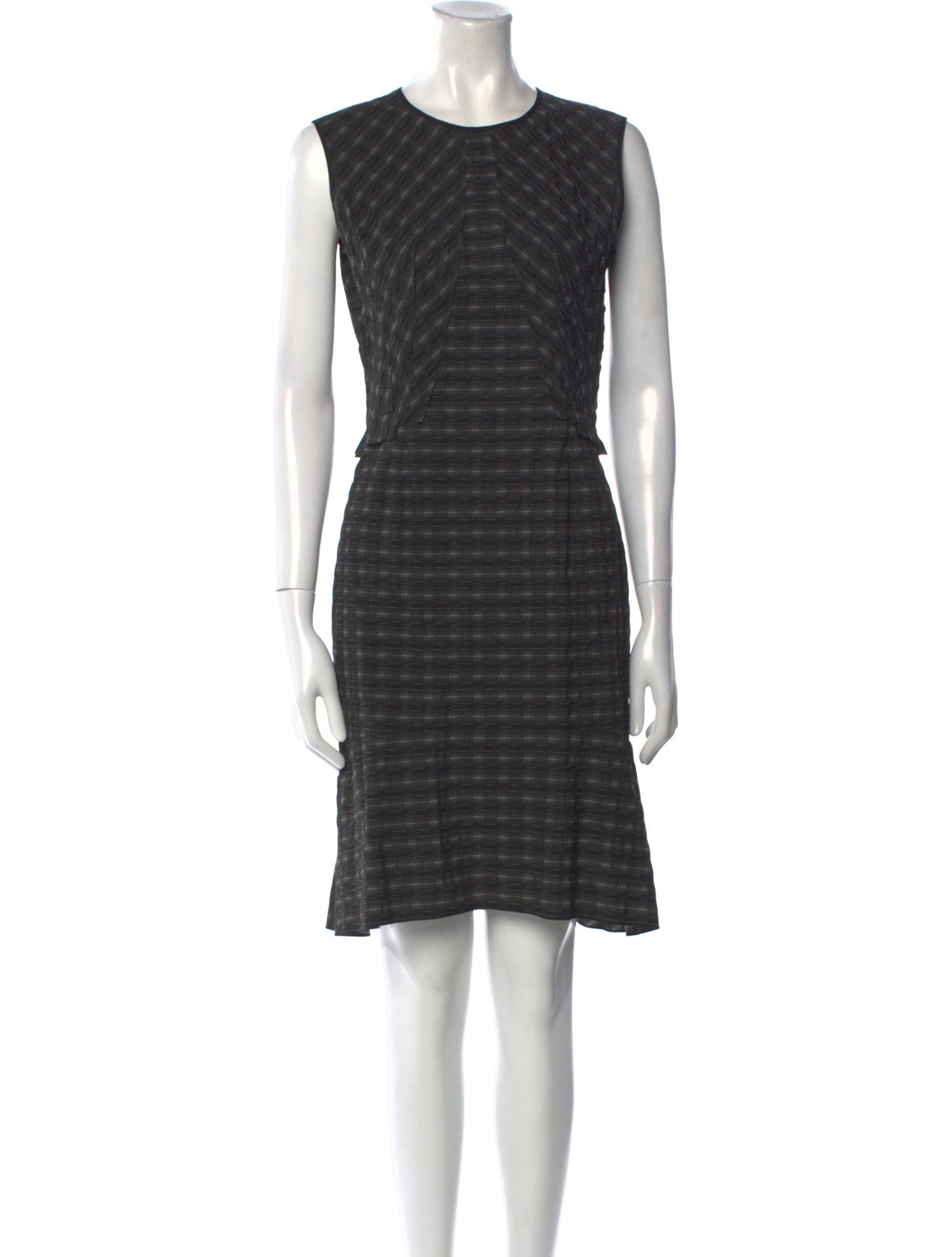 Nina Ricci Striped Knee-Length Dress