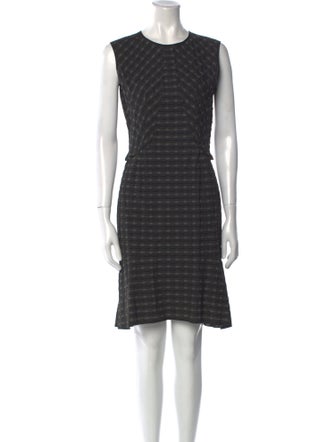 Nina Ricci Striped Knee-Length Dress