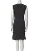 Nina Ricci Striped Knee-Length Dress