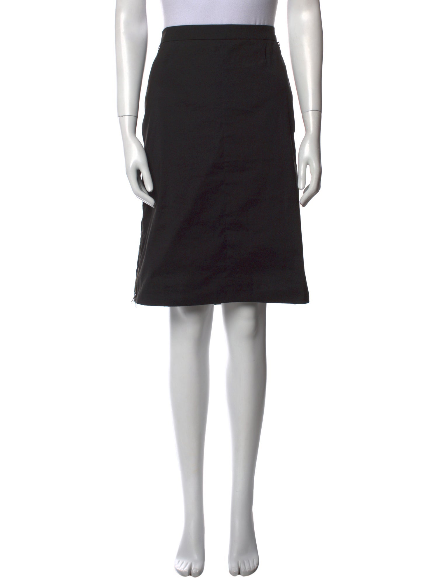 Nina Ricci Silk Knee-Length Skirt