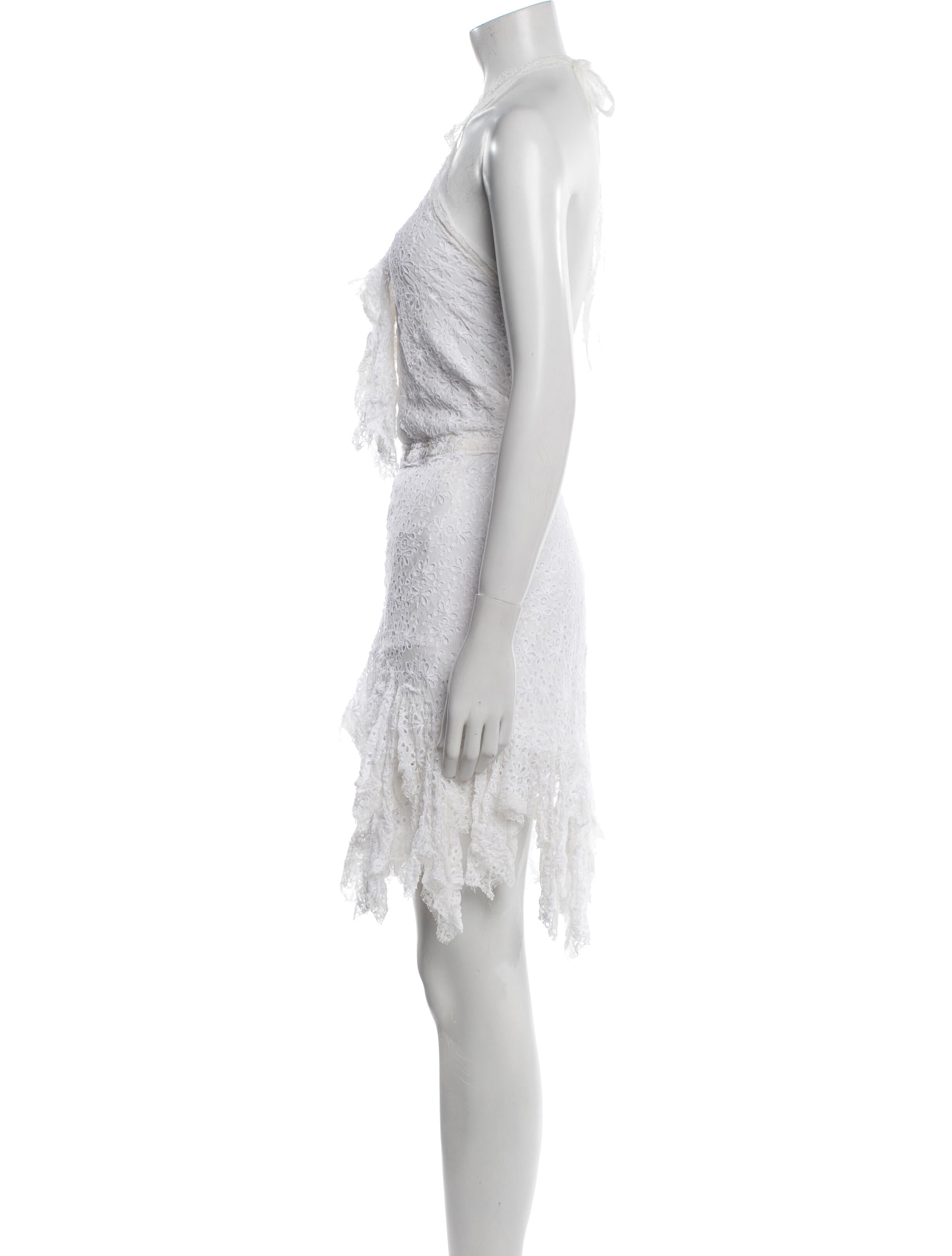 Nina Ricci Halterneck Mini Dress