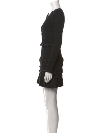 Nina Ricci Crew Neck Mini Dress