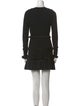 Nina Ricci Crew Neck Mini Dress