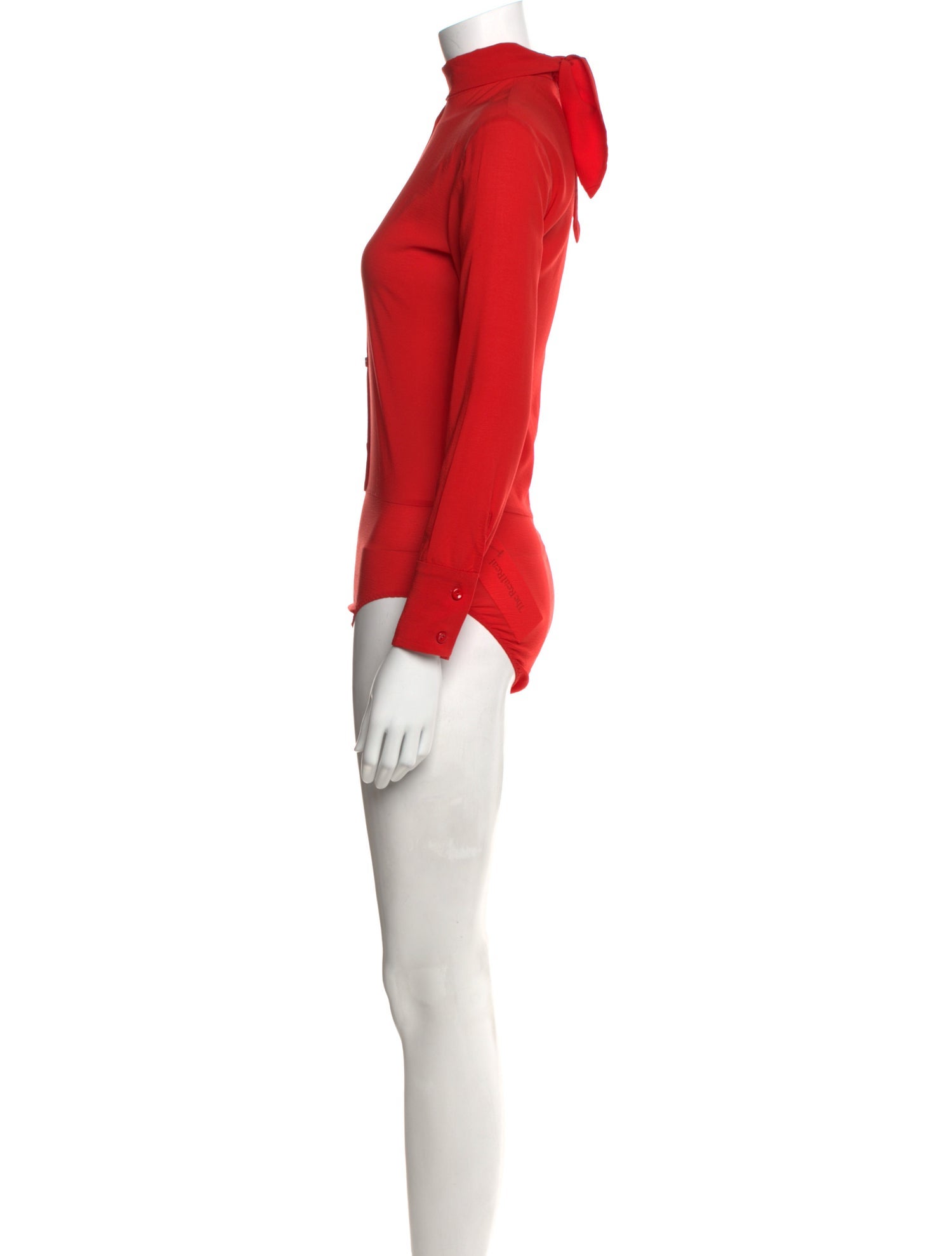 Nina Ricci Cashmere Mock Neck Bodysuit