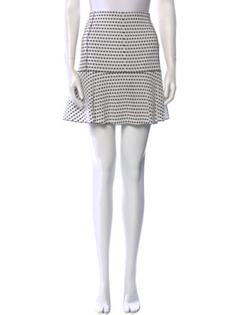 Nina Ricci Polka Dot Print Mini Skirt