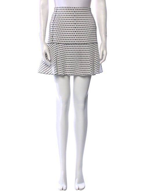 Nina Ricci Polka Dot Print Mini Skirt