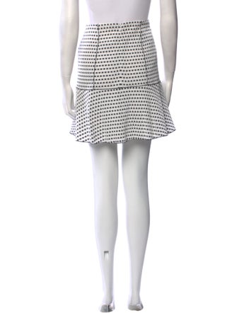 Nina Ricci Polka Dot Print Mini Skirt