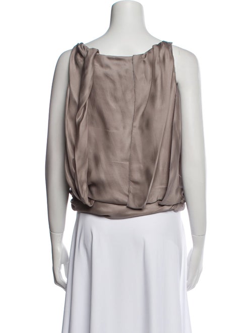 Nina Ricci Silk Scoop Neck Top