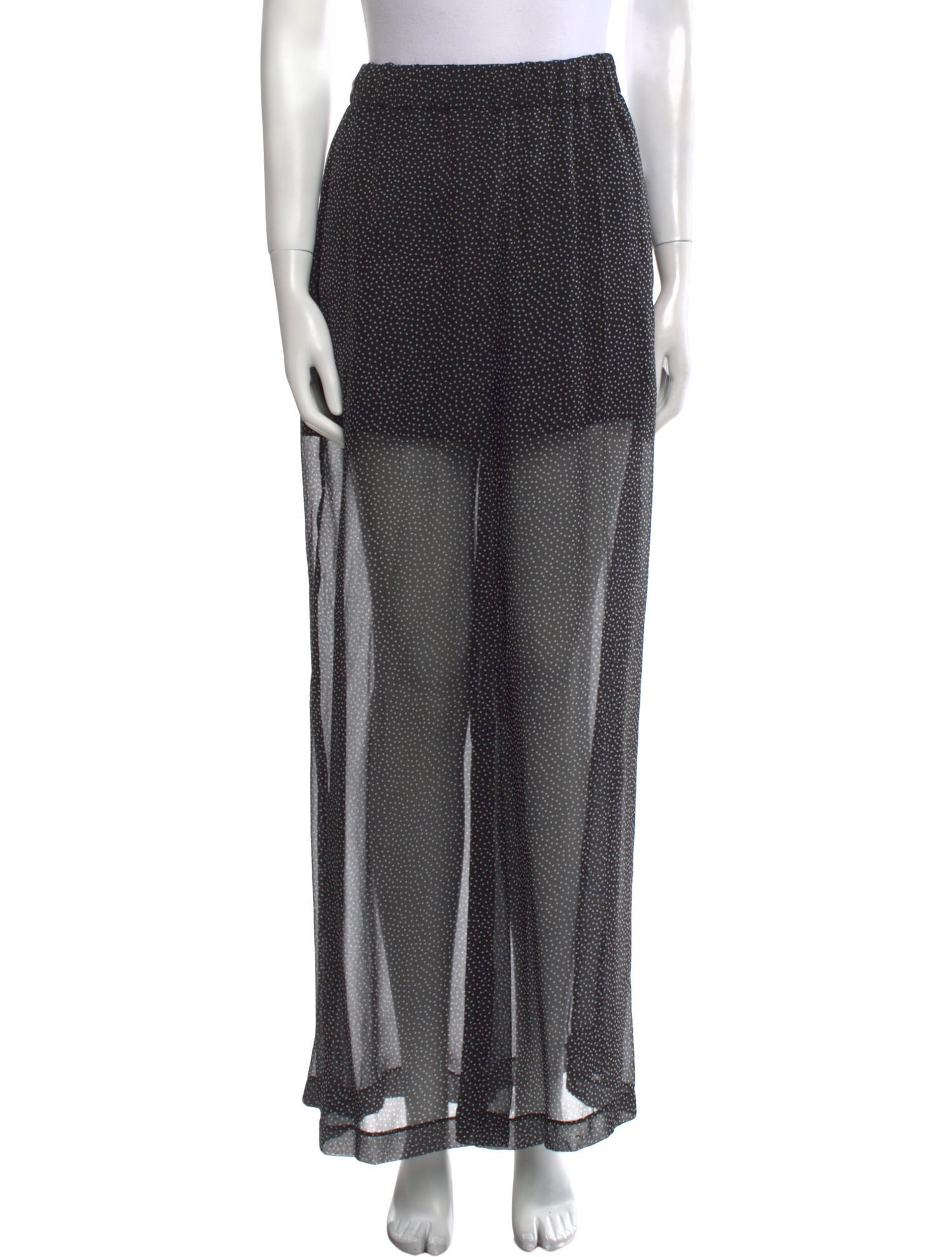 Nina Ricci Silk Wide Leg Pants