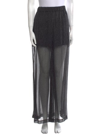Nina Ricci Silk Wide Leg Pants