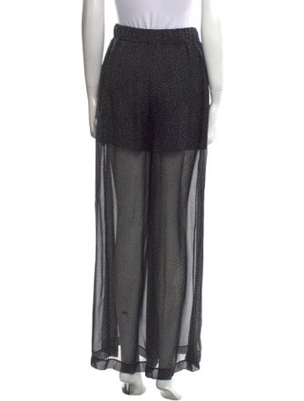 Nina Ricci Silk Wide Leg Pants