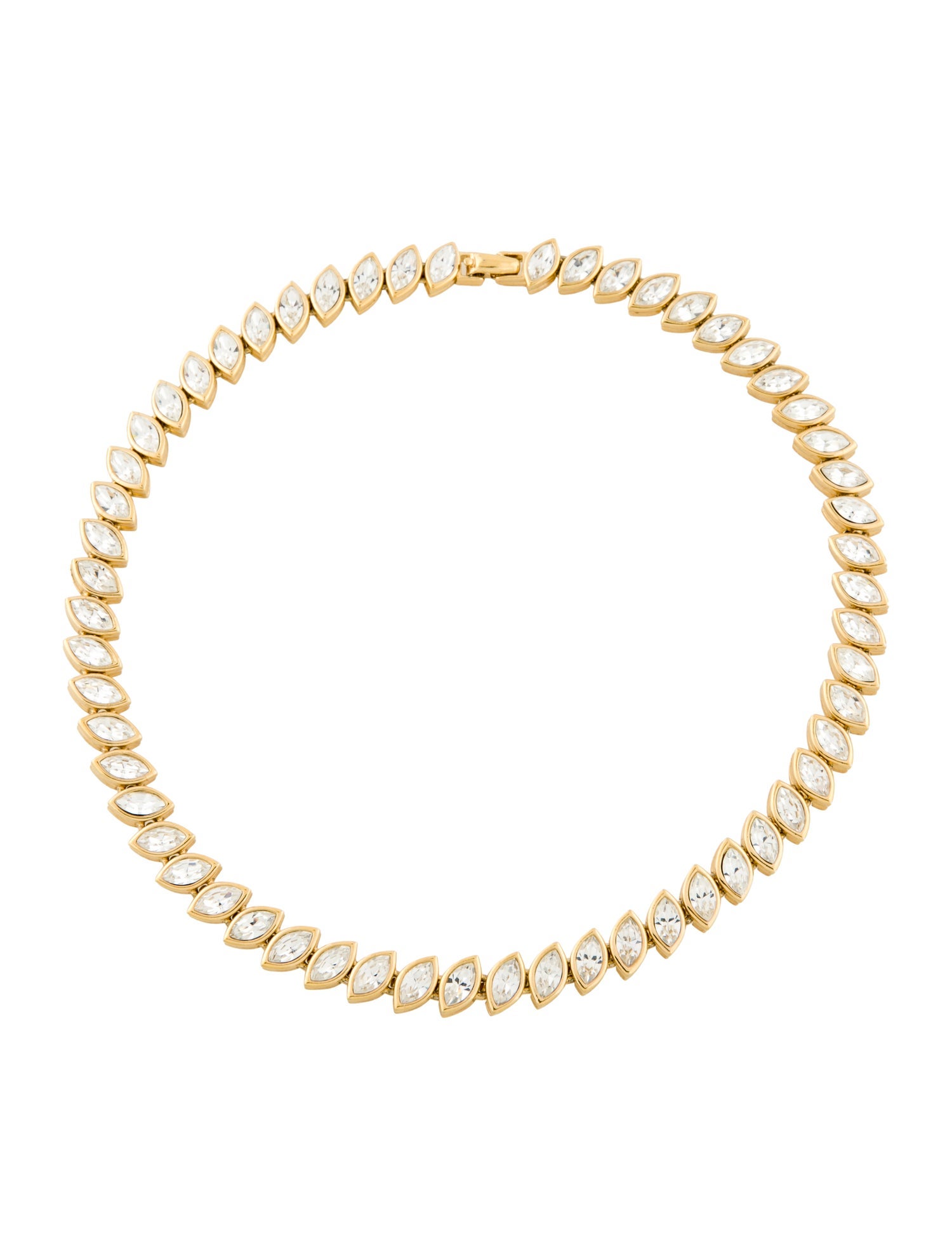Nina Ricci Crystal Collar Necklace