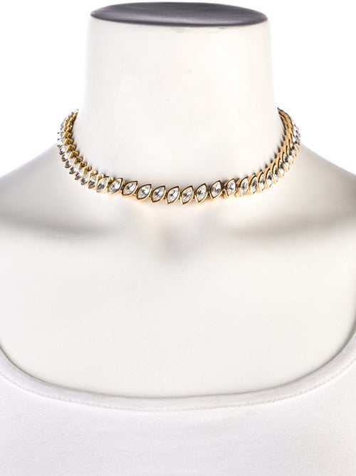 Nina Ricci Crystal Collar Necklace
