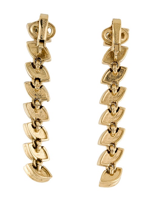 Nina Ricci Crystal Drop Earrings